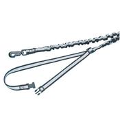 Nobby Elastic Dog Lead w/ Hip Belt in Black image