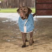 Ruff and Tumble Dog Drying Coat in Sandringham Blue image