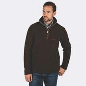 Schoffel Men's Berkeley 1/4 Zip Fleece in Dark Olive image