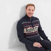 Schoffel Men's Christmas Jumper in Navy image