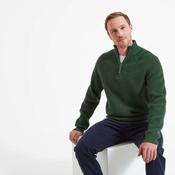 Schoffel Men's Forres Lambswool 1/4 Zip Jumper in Evergreen image