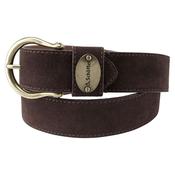 Schoffel Women's Suede Belt in Dark Brown image