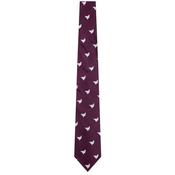 Schoffel Men's Waltham Silk Tie in Purple Ptarmigan image
