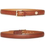 Hicks &amp; Hides Stow Tip Field Leather Belt in Cognac image
