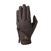 Supreme Products Kids Pro Performance Show Ring Riding Gloves in Brown