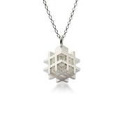 Vanessa Ree 3D# Pendant in Silver image