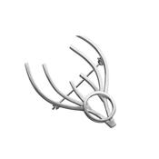 Vanessa Ree Irish Stag Brooch in Silver image