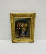 Antique Style Oil on Canvas image