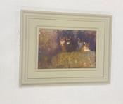 'Barn Cats' Oil On Board By June Brilly image