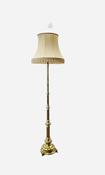 Antique Victorian Brass Standard Lamp image