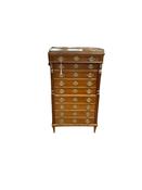 Antique Style Rare 19C French Empire Mahogany Chest on Chest image