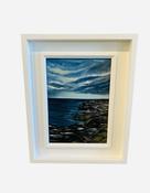 Oil On Board View From Aran By Dee Free image