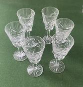 Set of 6 Waterford Crystal Sherry Glasses image