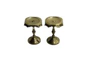 Antique Victorian Pair of Brass Trivets image