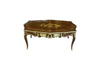 Antique Style French Ormolu Mount Inlaid Coffee Table image