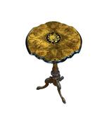 Antique Early Victorian Inlaid Burr Walnut Occasional Table image
