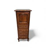 Edwardian Walnut Slimline Tallboy image