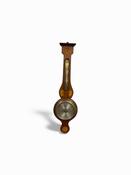 Antique Edwardian Inlaid Mahogany Barometer