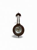 Antique Victorian Walnut Barometer image