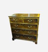 Georgian Inlaid Walnut Chest Of Drawers image