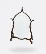Antique Edwardian Mahogany Vanity Mirror