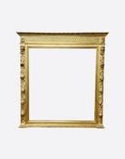 Antique 19th Century Gilt Overmantle Mirror image