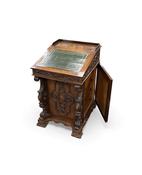 Antique Victorian Rosewood Davenport