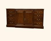 Antique Edwardian Style Breakfront Sideboard image
