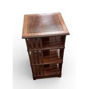 Inlaid Mahogany Revolving Bookcase image