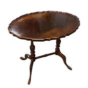 Antique Style Oval Mahogany Wine Table image