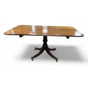 Antique Regency Mahogany Dining Room Table image