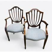 Antique Style Set of 6 Bevan Funnell Carver Chairs image