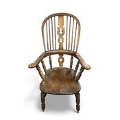 Antique Vict Elm Windsor Chair image