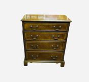 Antique Style Walnut Chest Of Drawers image