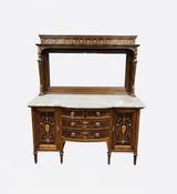 Antique Edwardian Marble Top Washstand
