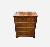 Antique Edwardian Style Mahogany Mini Chest Of Drawers image