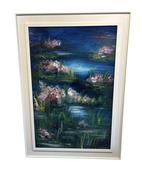 Oil On Canvas Wild Garden Summer Bloom By Fiona Marron image