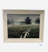 Oil On Canvas The Old Shed By Seamus Tuohy image