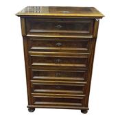 Antique Victorian Burr Walnut Tallboy image