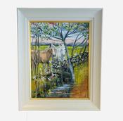 Acrylic Connemara Ponies By Anne Ingle Myles image