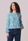 Babel Top Echo Print in Multicolour
