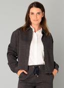 Naji Essential Jacket in Dark Navy Melange