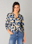Raissa Long Sleeve Top in Summer Blue Multi Colour image