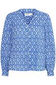 Zareen Shirt in Turkish Sea Tapestry image