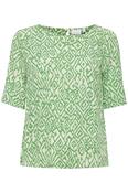 Marrakech Blouse in Greenbriar Ikat Print image