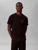 Calvin Klein Circle Graphic T-Shirt in Black image