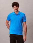 Calvin Klein Cotton Pique Classic Polo Shirt in Blue image