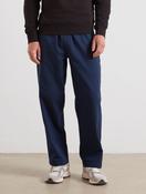 Farah Greenport Loose Fit Herringbone Trousers in Navy image