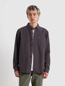 Farah Marvin Flannel Shirt in Washed Black image