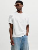 Jack &amp; Jones Alamanco Back Print T-Shirt in White